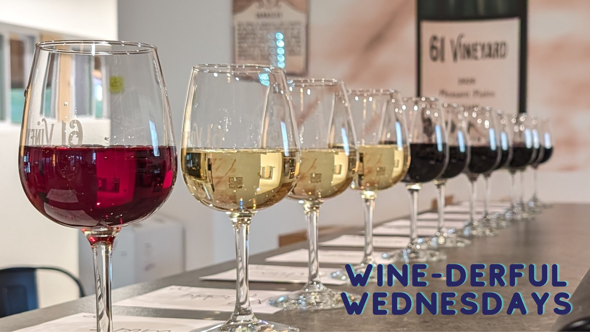 61 Vineyard in Damascus is open on Wednesdays during the summer, from July 9 through August 27, 2025, 3-9 p.m.